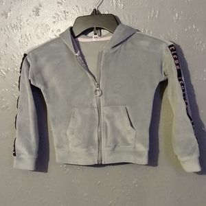 Fearless,Girls, velor, zipper , hoodie